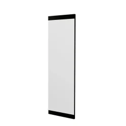 New Dmora Miroir Dprenn, Verre miroité, Objet d'ameublement mural, Décoration avec miroir, 40x2h120 cm, Noir