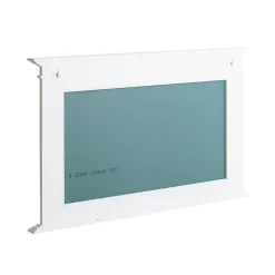Made In Meubles Miroir en bois de pin blanc Manel