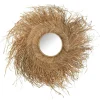 Online J-Line Miroir en jonc naturel diamètre 90cm