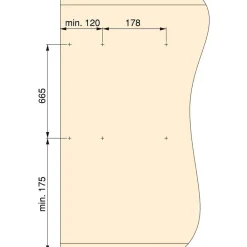 Emuca Miroir extractible pour l'intérieur de l'armoire Noir texturé* Miroir|Miroir