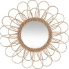 Online Atmosphera Créateur D'Intérieur Miroir Fleur - rotin D56 cm - Atmosphera