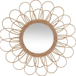 Online Atmosphera Créateur D'Intérieur Miroir Fleur - rotin D56 cm - Atmosphera