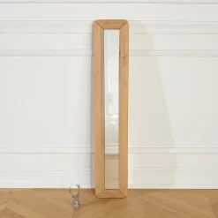 Robin des bois Miroir HUGUETTE Style contemporain en chêne naturel* Miroir|Miroir