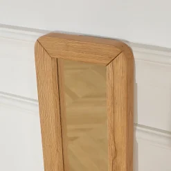 Robin des bois Miroir HUGUETTE Style contemporain en chêne naturel* Miroir|Miroir