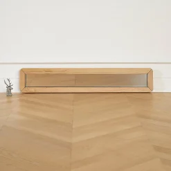 Robin des bois Miroir HUGUETTE Style contemporain en chêne naturel* Miroir|Miroir