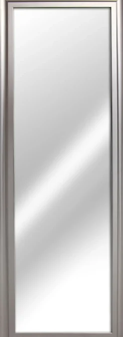 New Dada Art Miroir modern l.40 x H.140 cm gris argent
