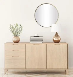 Ornami Miroir métal doré Matis Norasia ⌀60cm* Miroir|Miroir