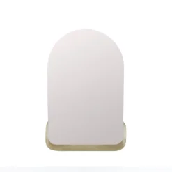 Discount Ornami Miroir mural arche avec étagère doré 50x33cm