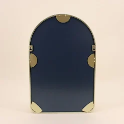 Discount Ornami Miroir mural arche avec étagère doré 50x33cm