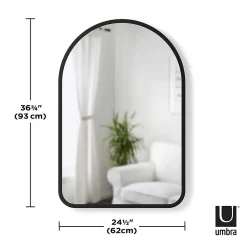 Umbra Miroir mural cintré 86x91 cm Hub* Miroir|Miroir