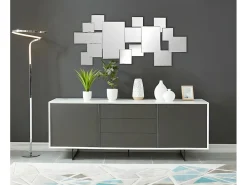 Vente-unique Miroir mural déstructuré - L.53 x H.120 cm - AROL* Miroir|Miroir