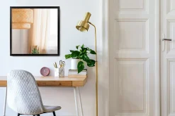 Best Tulup Miroir mural en bois MDF noir 70x50 cm pour salon