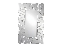 Outlet Vente-unique Miroir mural en inox - L. 120 x H. 76 cm - UYUNI