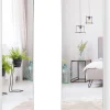 Outlet Giantex Miroir Mural Haute Définition avec Membrane Antidéflagrante Miroir Pleine Longueur Suspendu