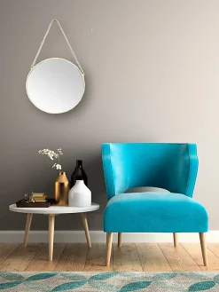 Discount Dada Art Miroir mural rond Ø32 cm métal blanc