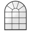 [En.Casa] Miroir mural Villalago forme fenêtre arrondie 80 x 60 cm en.casa* Miroir|Miroir