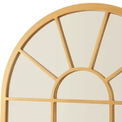 [En.Casa] Miroir mural Villalago forme fenêtre arrondie 80 x 60 cm en.casa* Miroir|Miroir
