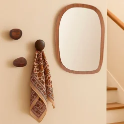 Sale Ornami Miroir organique contour bois 45x65cm