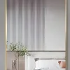Ornami Miroir ovale avec cadre en métal doré H.80 x l.40 cm, Elvie* Miroir|Miroir