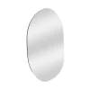 Sale Dmora Miroir Pelagus, Verre miroité, Objet d'ameublement mural, Décoration avec miroir, 52x2h89 cm, Noir