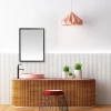 Dada Art Miroir rectangle Erina l.40 x H.60 cm noir mat* Miroir|Miroir