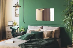 Clearance Wallfluent Miroir Rectangulaire 70 x 50 cm Miroir Décoratif Sans Cadre Pour Intérieur