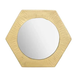 Best Atmosphera Créateur D'Intérieur Miroir Romy - métal - 18x18 cm - Blanc- Atmosphera