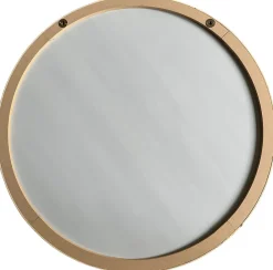 Ariane Miroir rond aspect bois noir Ø80cm* Miroir|Miroir