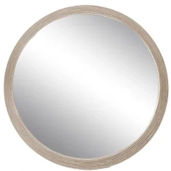 Ornami Miroir rond en rotin beige Ø40cm Promo* Miroir|Miroir