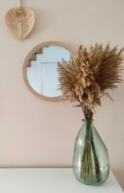 Ornami Miroir rond en rotin beige Ø40cm Promo* Miroir|Miroir