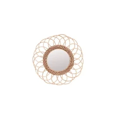 Ornami Miroir rond en rotin 30cm, Mahé* Miroir|Miroir