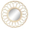 Deko & Co Miroir rond en rotin naturel Ø56 cm* Miroir|Miroir