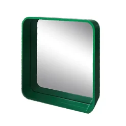 Sodeco x Castorama Miroir Sodeco cadre vert l.40 x L.40 cm* Miroir|Miroir