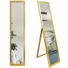 Bd Art Miroir sur pied pour dressing style scandinave 155x35,8 cm couleur doré 1 pièce* Miroir|Miroir