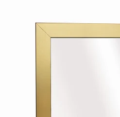 Bd Art Miroir sur pied pour dressing style scandinave 155x35,8 cm couleur doré 1 pièce* Miroir|Miroir