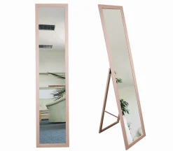 Clearance Bd Art Miroir sur pied pour dressing 155x35,8 cm rose Flamingo 1 pièce