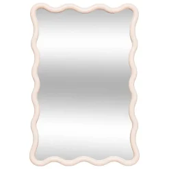 Atmosphera Créateur D'Intérieur Miroir vague Judy beige 60x38cm - Atmosphera* Miroir|Miroir