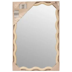 Atmosphera Créateur D'Intérieur Miroir vague Judy beige 60x38cm - Atmosphera* Miroir|Miroir