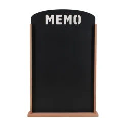 Hot Ornami Mémo board ardoise contour bois 53x35cm