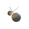 Discount Secodir MOONA - Embrasse Magnétique - Bois & Métal Brossé
