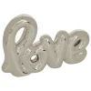 Atmosphera Créateur D'Intérieur Mot à poser Love L. 21,4xP. 4xH. 14cm céramique assorti- Argent- Atmosphera* Lettre Décorative