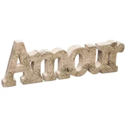 Online Atmosphera Créateur D'Intérieur Mot déco Amour - manguier - 30x10 - 2 cm - Atmosphera