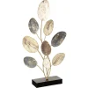 Atmosphera Créateur D'Intérieur Objet déco Feuilles - métal - argent & doré H53 cm - Atmosphera* Statue Décorative