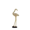 Best Ornami Objet déco flamand rose en polyrésine doré 30cm