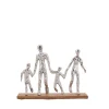 Best Ornami Objet déco silhouette famille 20cm