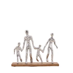 Best Ornami Objet déco silhouette famille 20cm