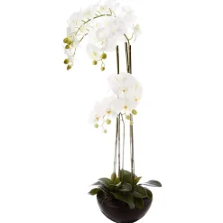 Atmosphera Créateur D'Intérieur Orchidée artificielle - pot céramique H115 cm - Atmosphera
