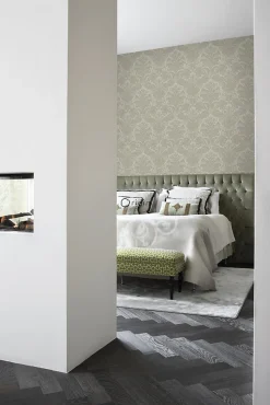 Best Origin Wallcoverings papier peint ornement marron clair - 53 cm x 10.05 m - 347034
