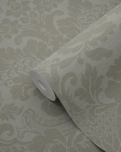 Best Origin Wallcoverings papier peint ornement marron clair - 53 cm x 10.05 m - 347034