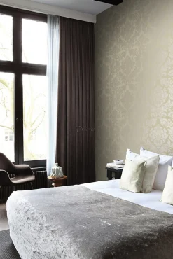 Best Origin Wallcoverings papier peint ornement beige chaud - 53 cm x 10.05 m - 346238
